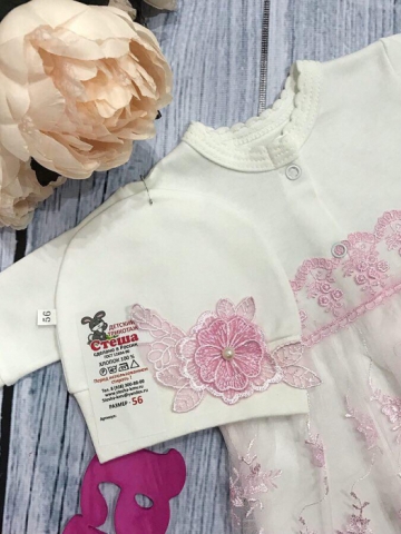 116. Комбинезон с шапкой,100% хлопок интерлок