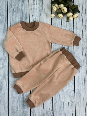 Купить оптом 343. Костюм ясельный, 80% хлопок, 20% ПЭ 80-86-92 в Москве